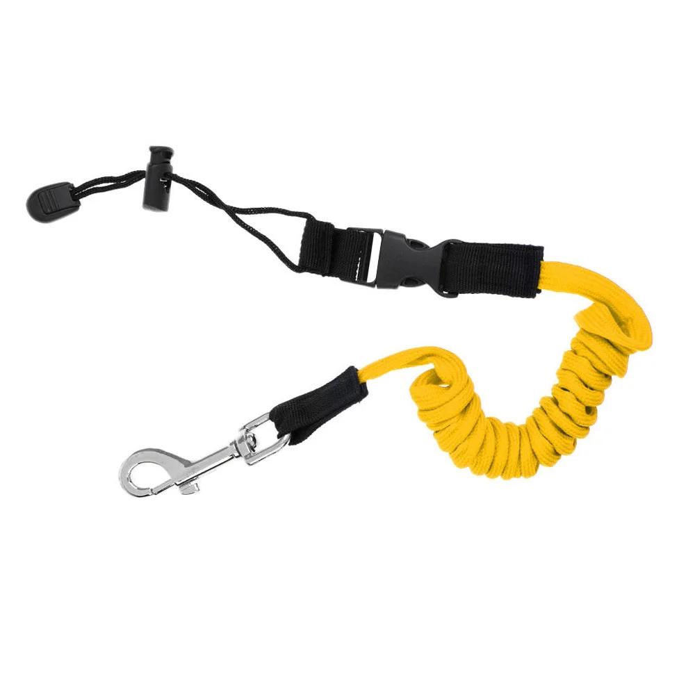 Laisse élastique enroulée pour pagaie SUP kayak canoë sécurité pêche navigation