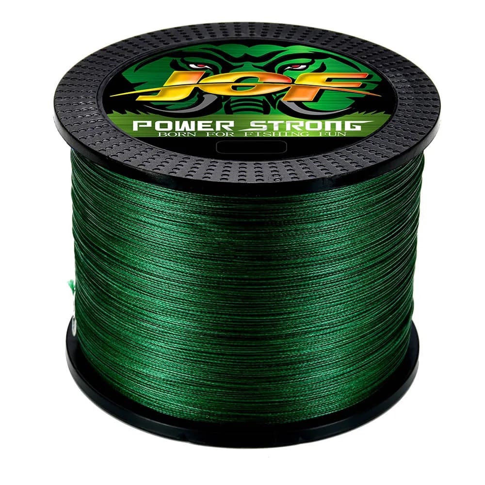 Ligne tressée PE 12 brins JOF 500m/1000m multifilament durable mer salée pêche sportive haute résistance
