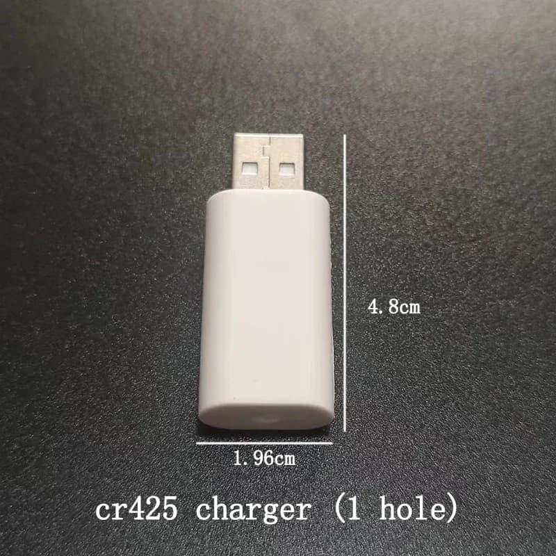 Chargeur USB pour batteries CR425 CR322 flotteurs lumineux - recharge rapide équipement pêche électronique