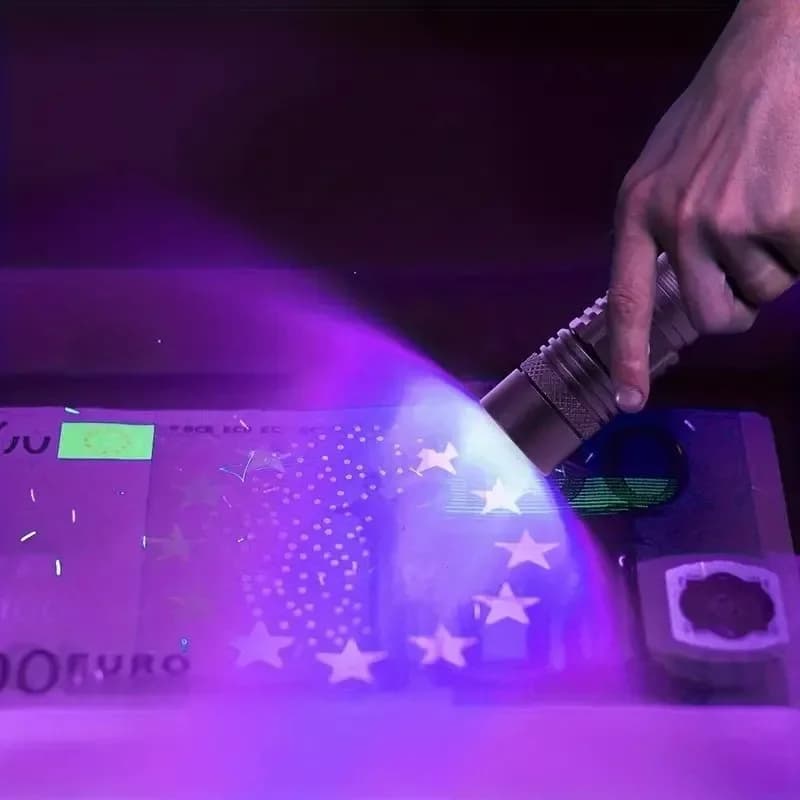 Lampe UV 365/395nm détecteur traces animaux fluorescents pour pêche et inspection nocturne