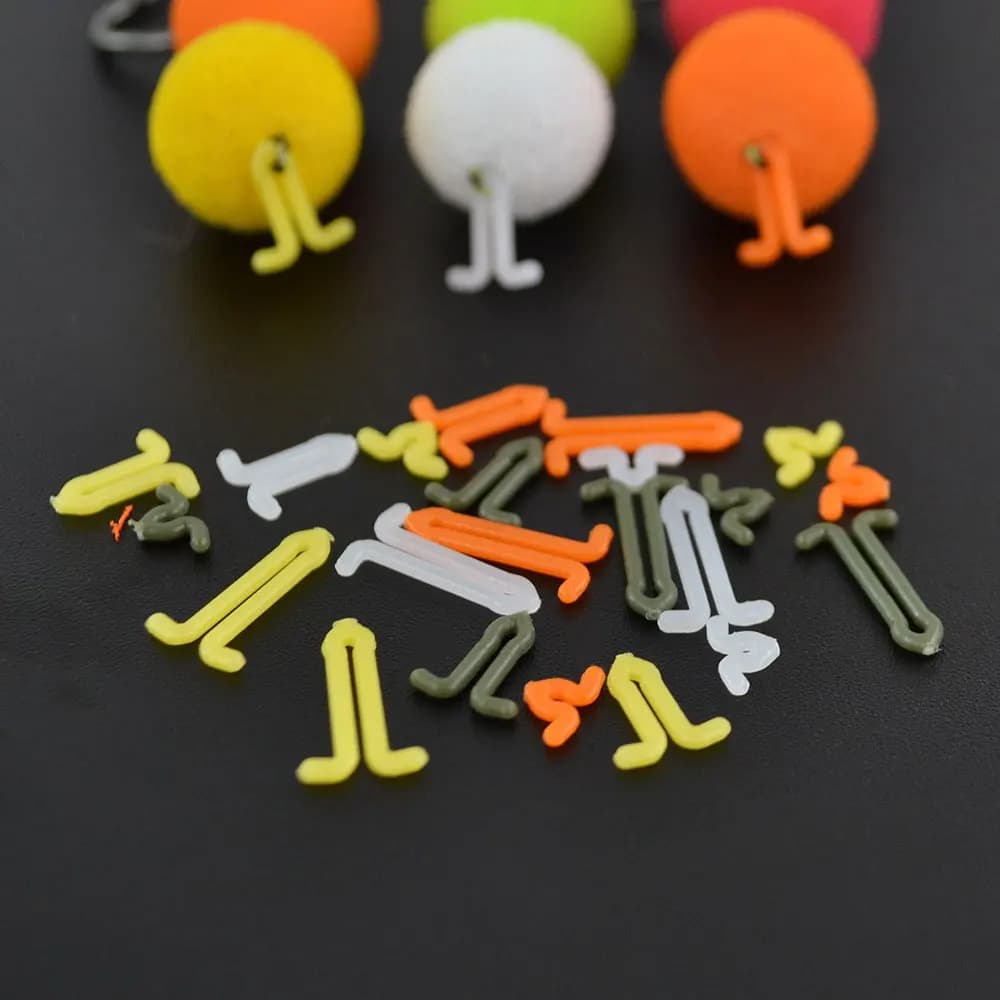 5 stops pour bouillettes et perçage appâts carpe - Outils montage hair rig V stopper