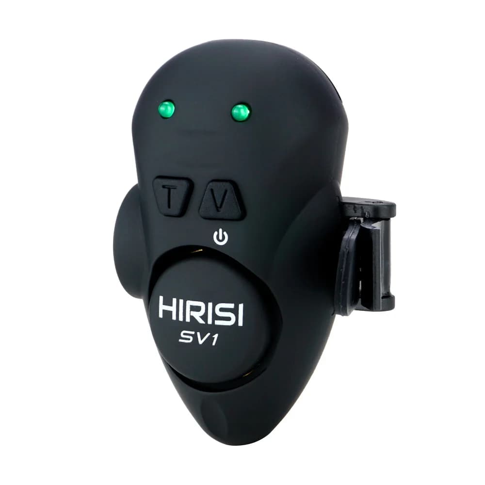 Set d'alarme de touche lumineux Hirisi SV1 avec étui - Indicateur portable pour pêche carpe et nuit