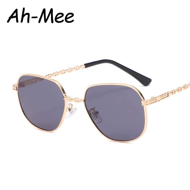 Lunettes de soleil vintage carrées pour femme - Style rétro pour pêche à la truite en montagne