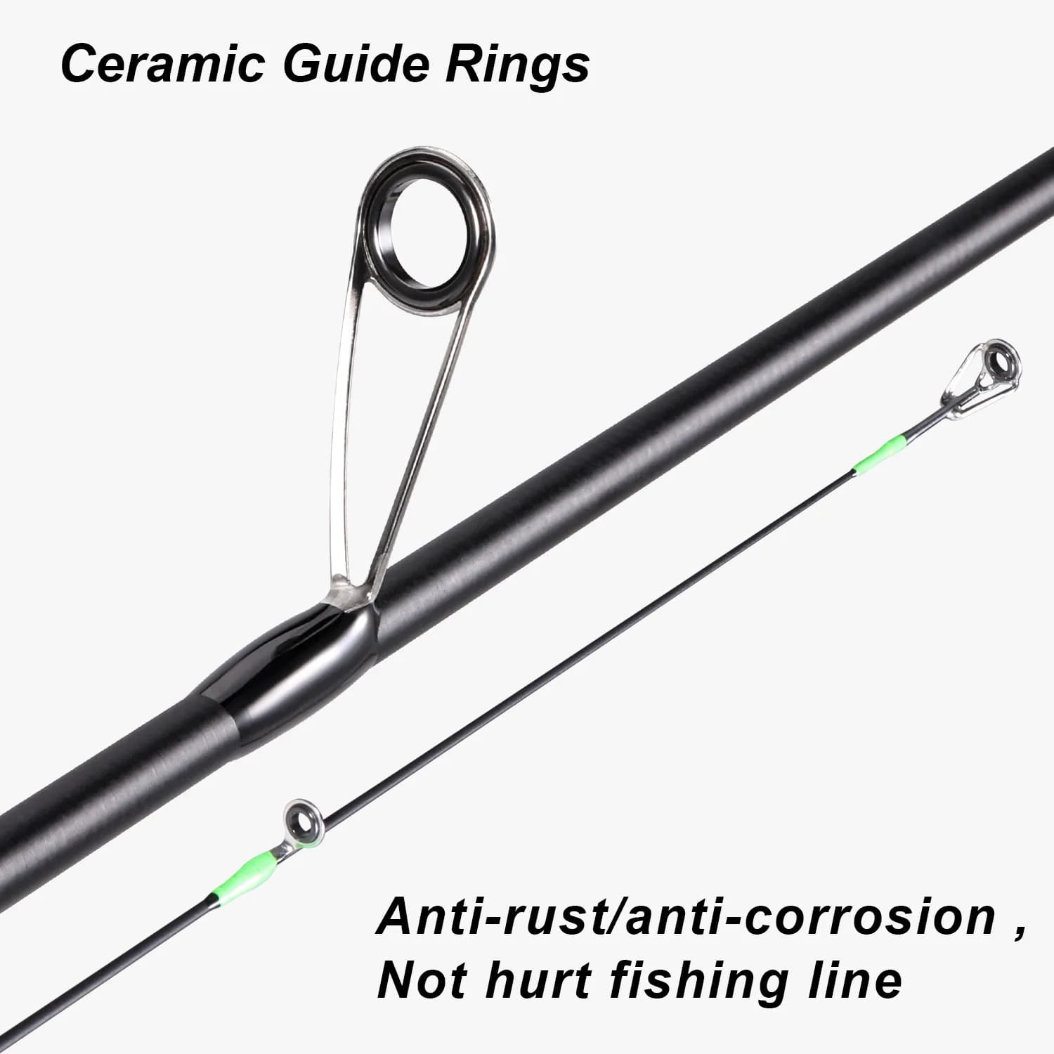 Canne SOUGAYILANG spinning 1.8-2.1m ultra légère carbone 4 sections truite - canne pêche poignée EVA