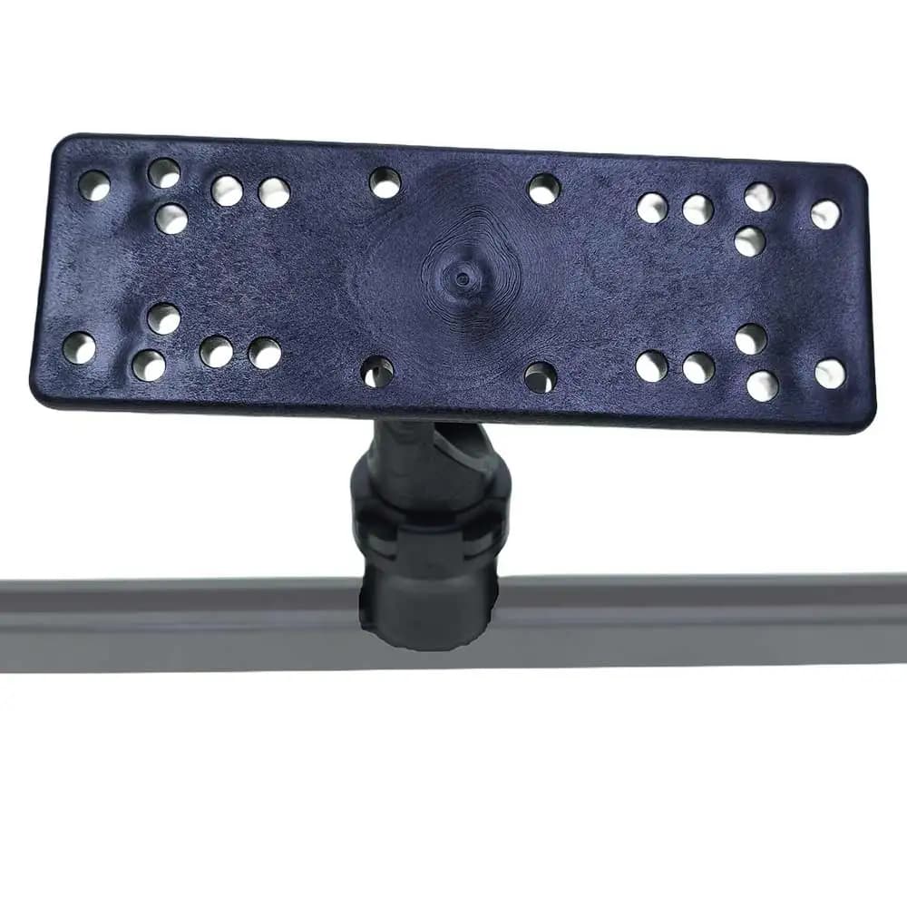 Support sondeur kayak drifting - Fixation Garmin Lowrance pour canoë pêche, support GPS bateau PVC