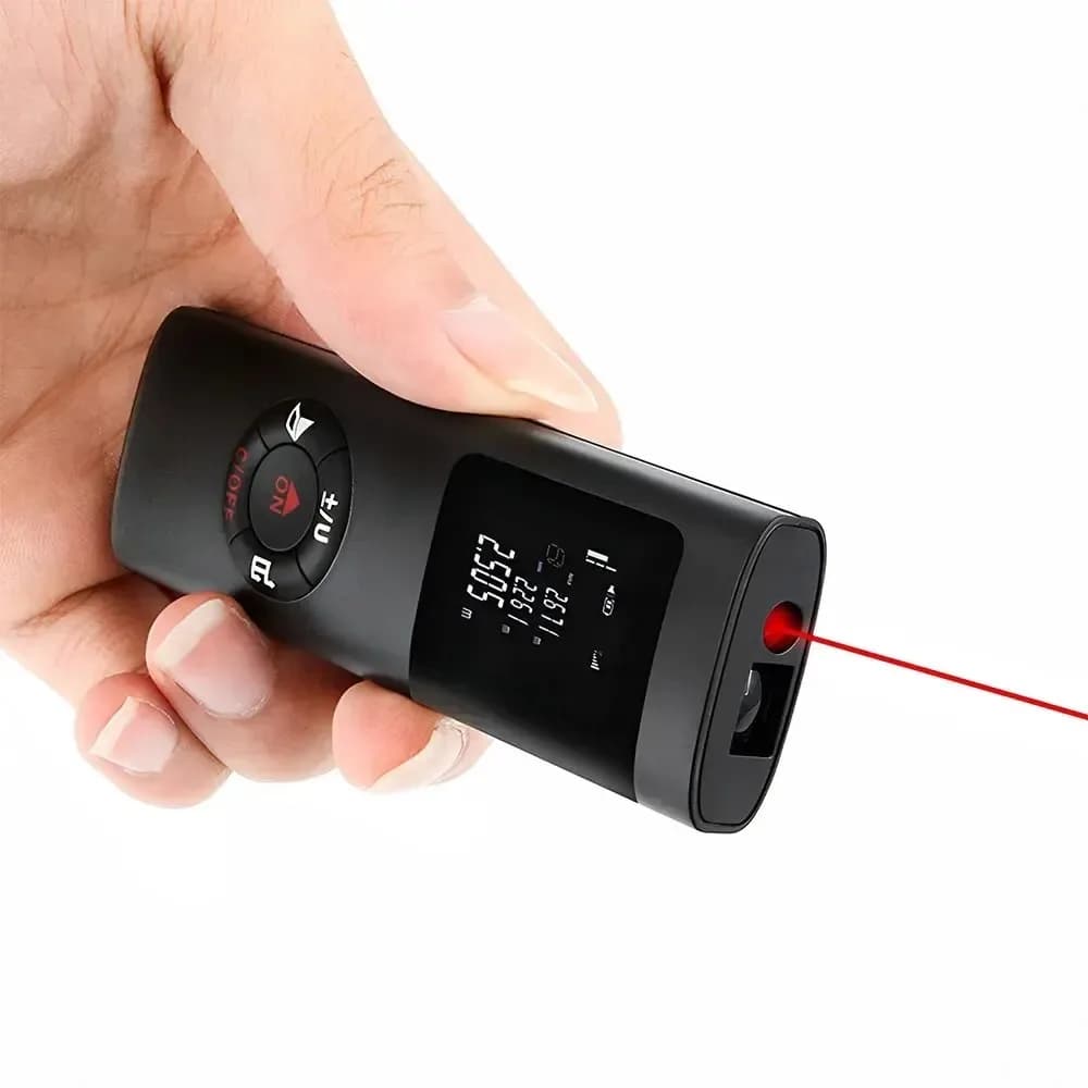 Mini télémètre laser intelligent rechargeable USB - Mesure 40/60 mètres portable pour pêche