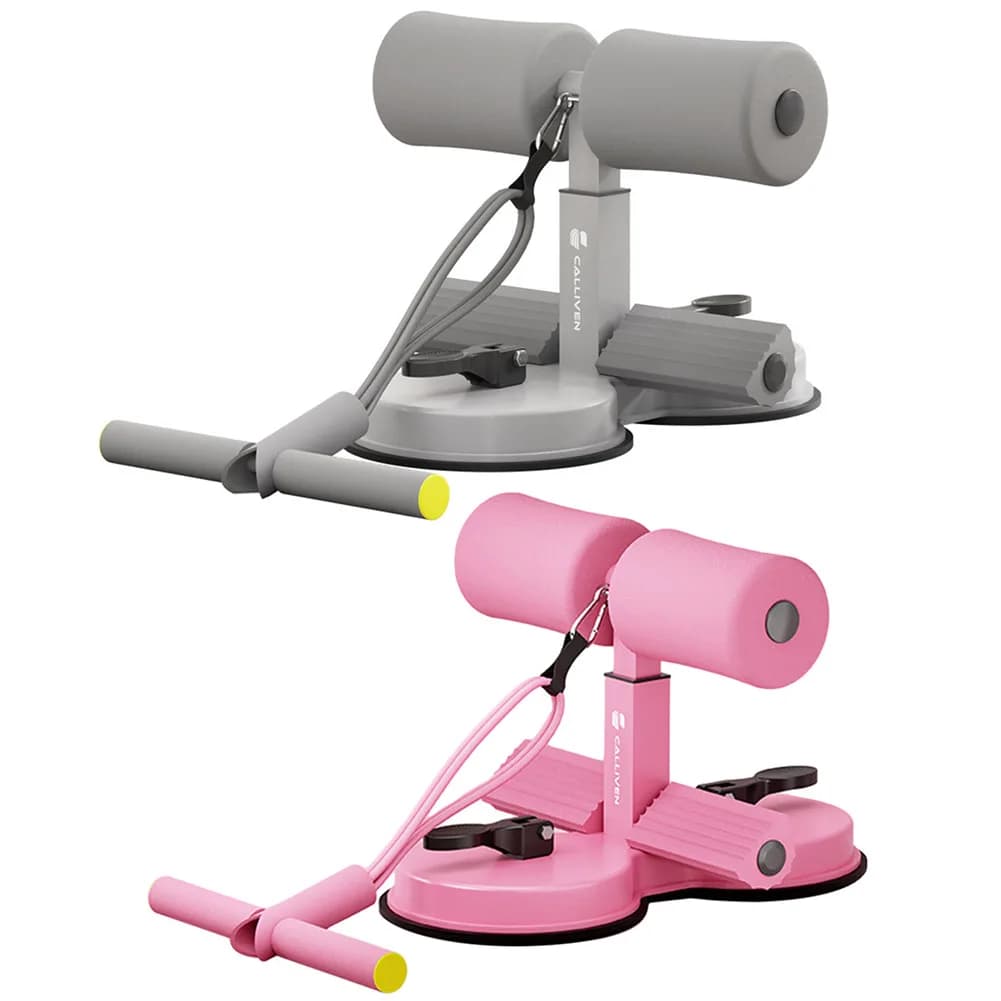 Machine à abdominaux avec ventouses autoadhésives - Exerciceur multifonction 3 hauteurs pour bras et jambes