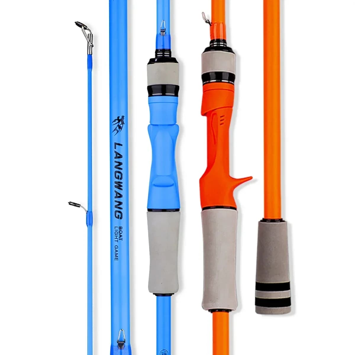 Canne spinning BAKAWA carbone puissance M pour eau douce et mer - 1.65M et 1.8M - Canne casting durable