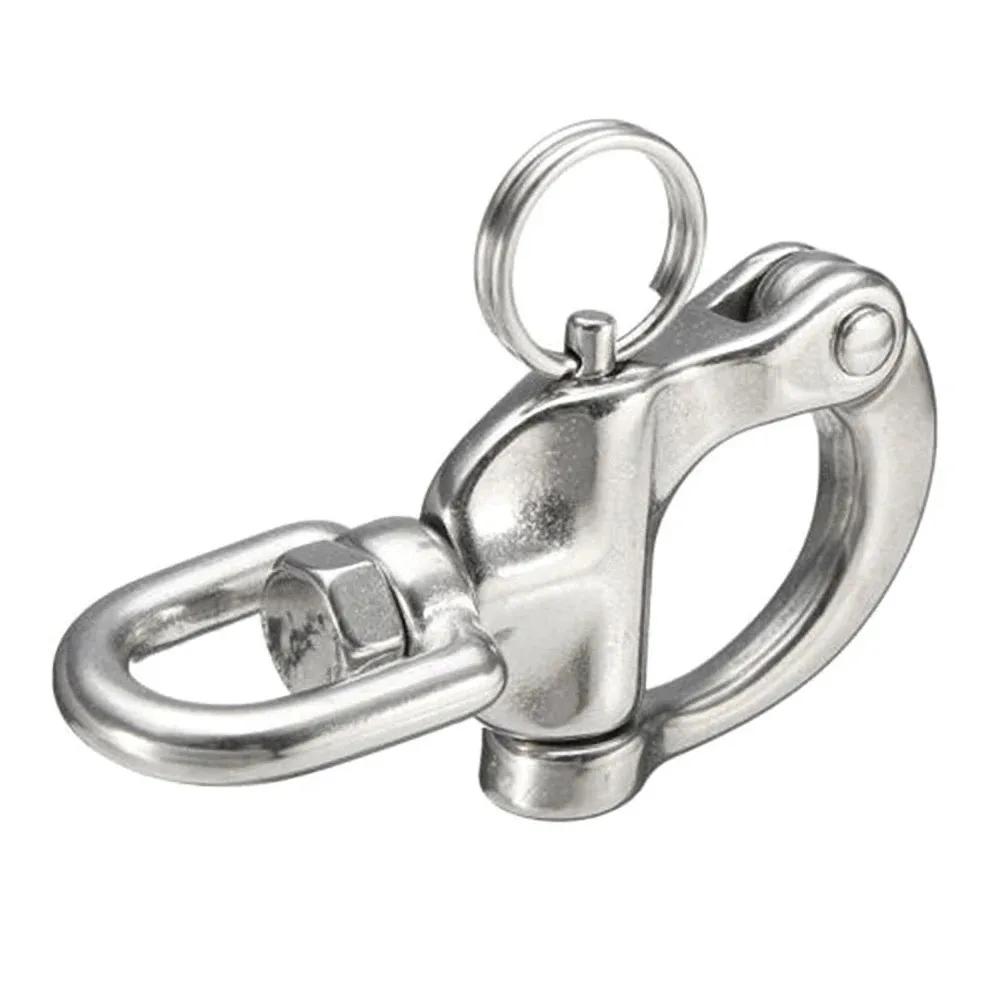 Mousquetons rotatifs en acier inoxydable 316 pour bateau, pêche et équipement marin - Accessoires de gréement