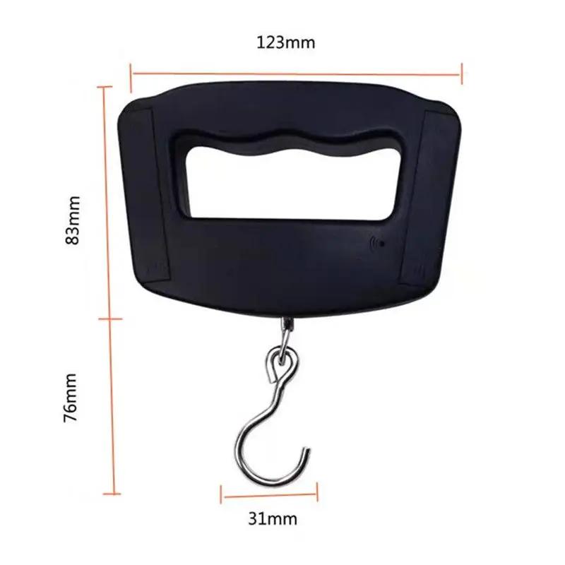 Balance numérique portable suspendue 50kg avec écran LCD rétroéclairé pour pêche et voyage