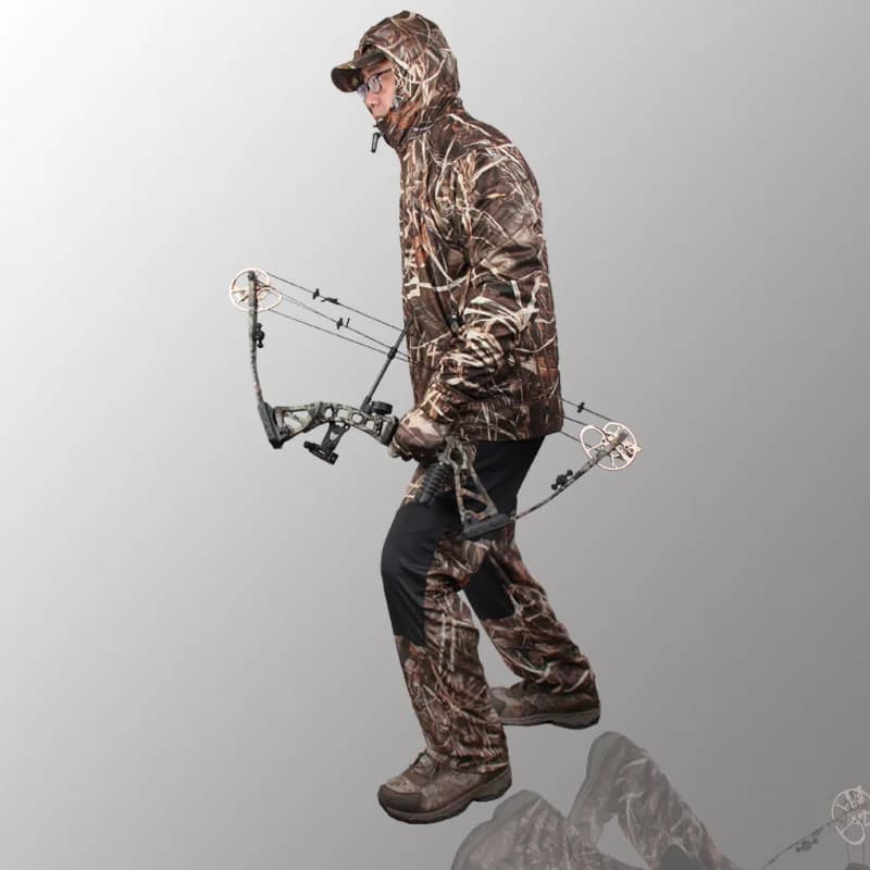 Tenue camouflage jungle bionique maille respirante pêche chasse - vêtement anti-moustiques protection solaire