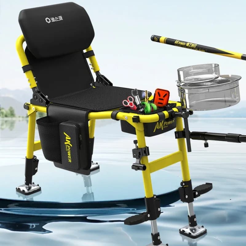 Nouveau style chaise AK Knight pêche 2025 pliante légère multifonction portable pour pêcheurs