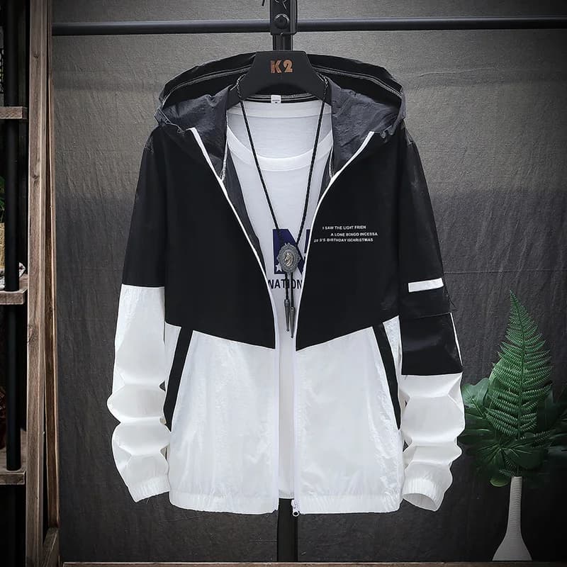Chemise protection solaire été homme - Veste légère séchage rapide pêche estivale imprimé lettres