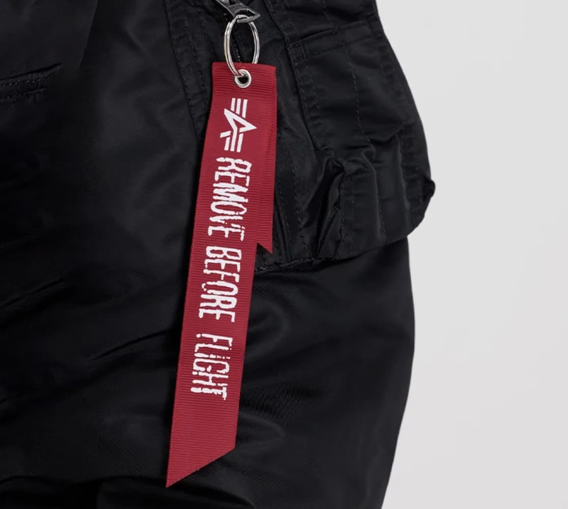 Bande bras décorative nylon rouge veste vol pendentif porte-clés accessoire vêtement chasse pêche