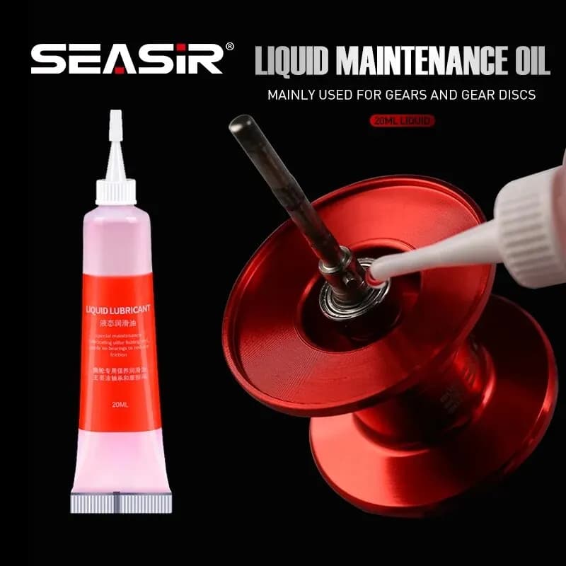 Kit entretien moulinet SEASIR - Graisse protectrice + huile lubrifiante 20ml x2 - Maintenance roulements
