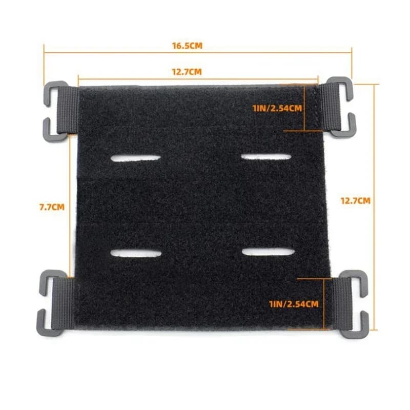 Panneau d'attache patches MOLLE - Support badges auto-agrippant pour sacs, gilets et équipements tactiques