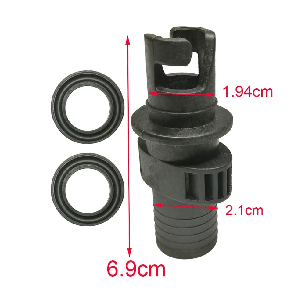Adaptateur valve gonflage kayak pneumatique - Connecteur pompe à air pour bateau gonflable pêche
