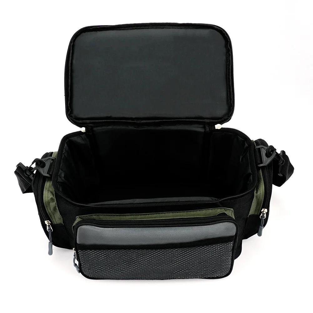 Grand sac pêche multifonction JSFUN Oxford : rangement moulinets et outils grande capacité