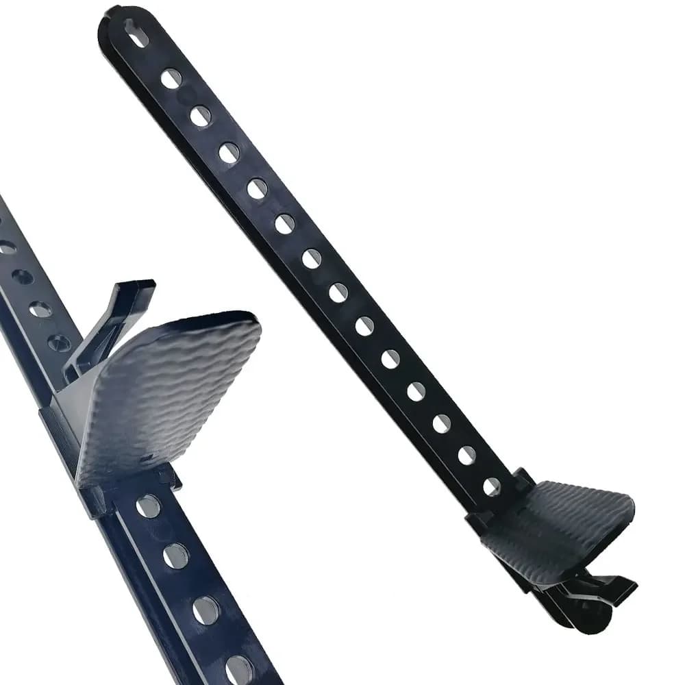 Paire de cale-pieds réglables pour kayak - Supports de pieds pour canoës et bateaux de pêche