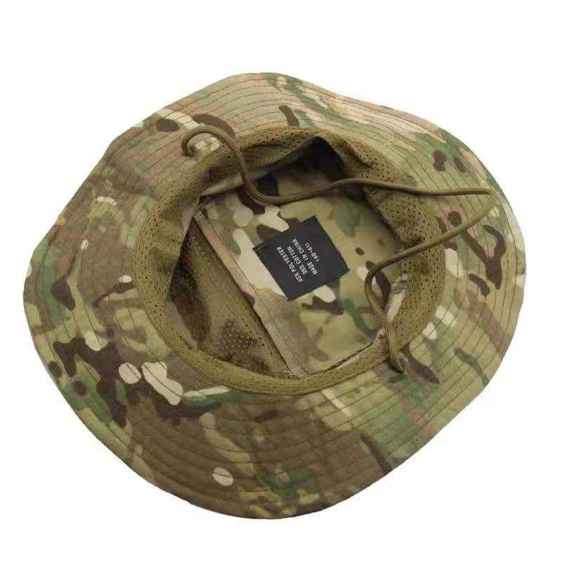 Nouvelle casquette bucket camouflage tactique 2025 pour pêche randonnée et activités outdoor multicam