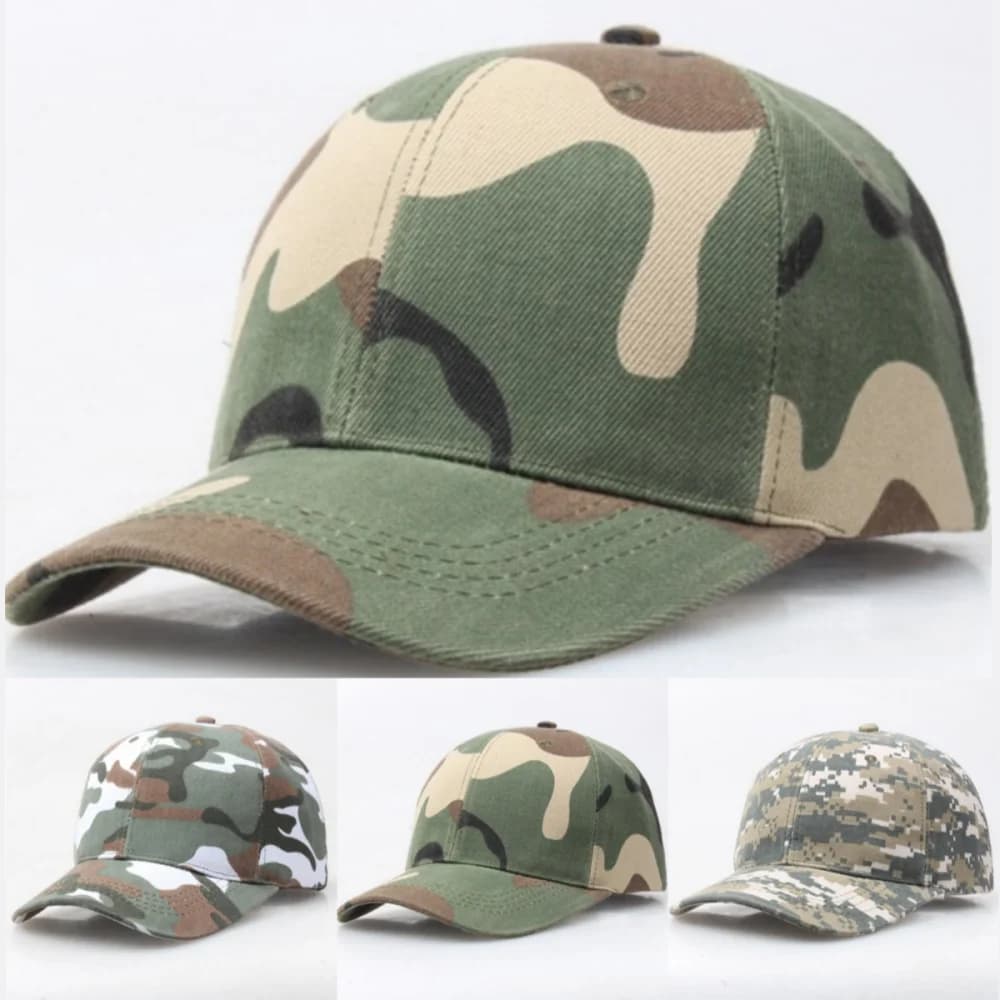 Casquette camouflage 7 couleurs pour pêche chasse randonnée été protection solaire hommes femmes
