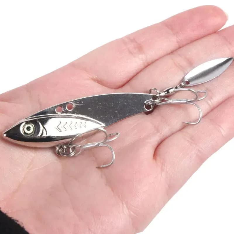 Leurre métal VIB zinc 5g à 30g pour pêche longue distance en eau douce et mer
