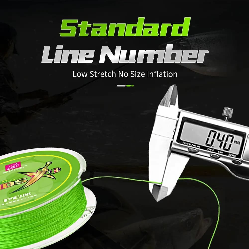SOLOKING 150M Super Thin Micro Fly 8 Strand PE Braided Line pour pêche à la truite et carpe