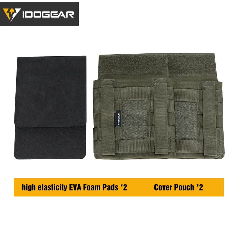 Poche plaque latérale tactique IDOGEAR JPC2.0 AVS pêche chasse camouflage MOLLE