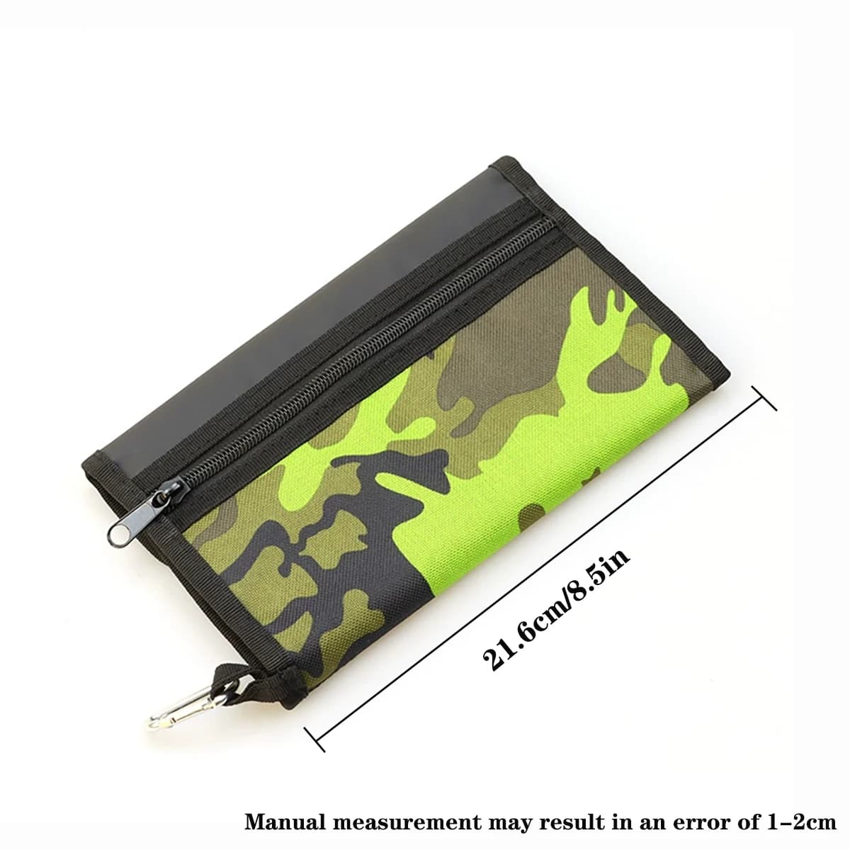 Sac de rangement PVC étanche pour leurres de pêche avec compartiments intérieurs tri accessoires