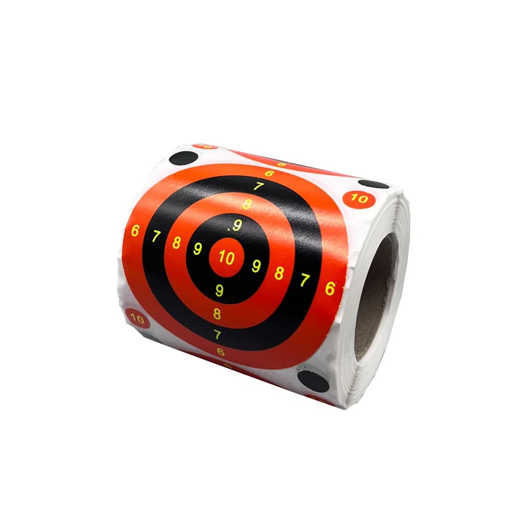 Cibles autocollantes réactives éclaboussantes 7.5cm pour tir pêche fusil pistolet - Précision