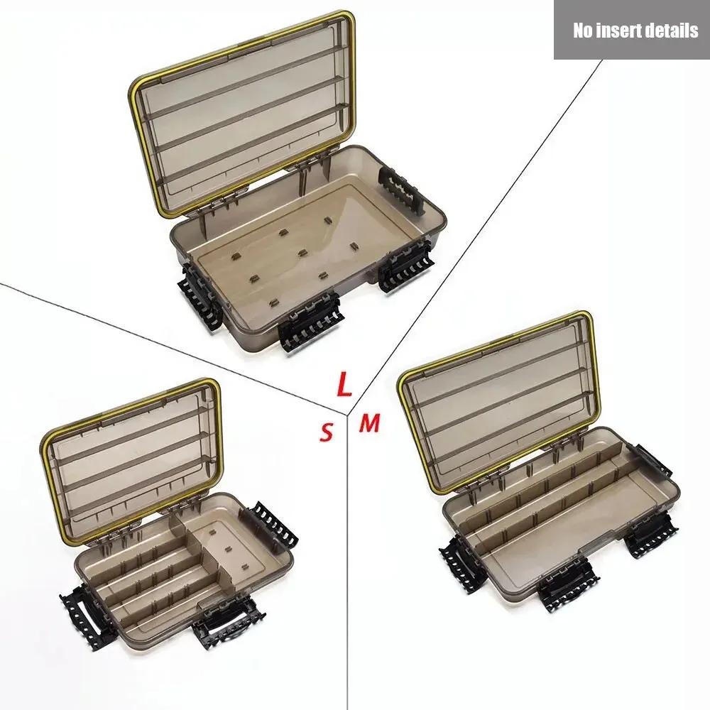 Boîte de pêche étanche SAMOLLA grande capacité, rangement pour leurres hameçons et accessoires de pêche portables