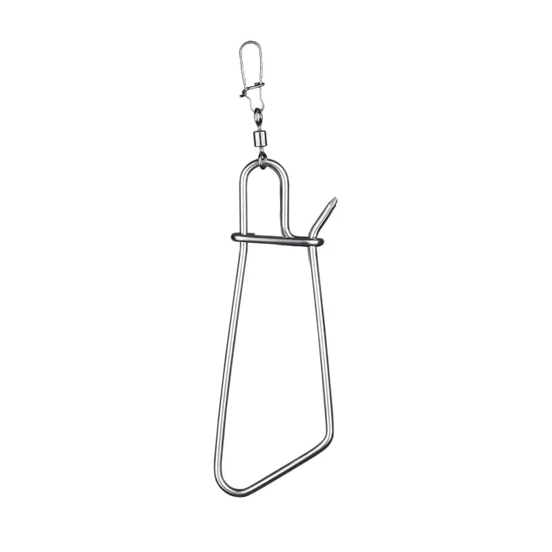 Attache pêche inox Linnhue pour poissons vivants avec mousqueton et accessoires de pêche