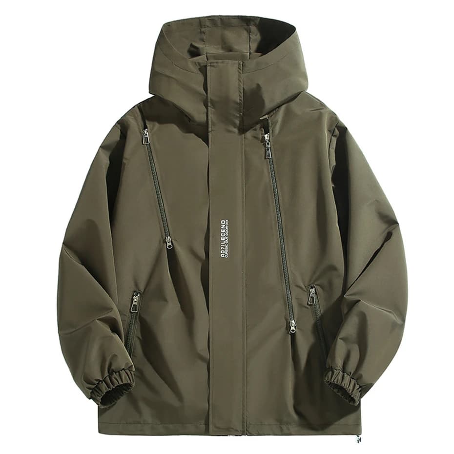 Coupe-vent imperméable grande taille 10XL 12XL noir pour pêche homme veste extérieure outdoor
