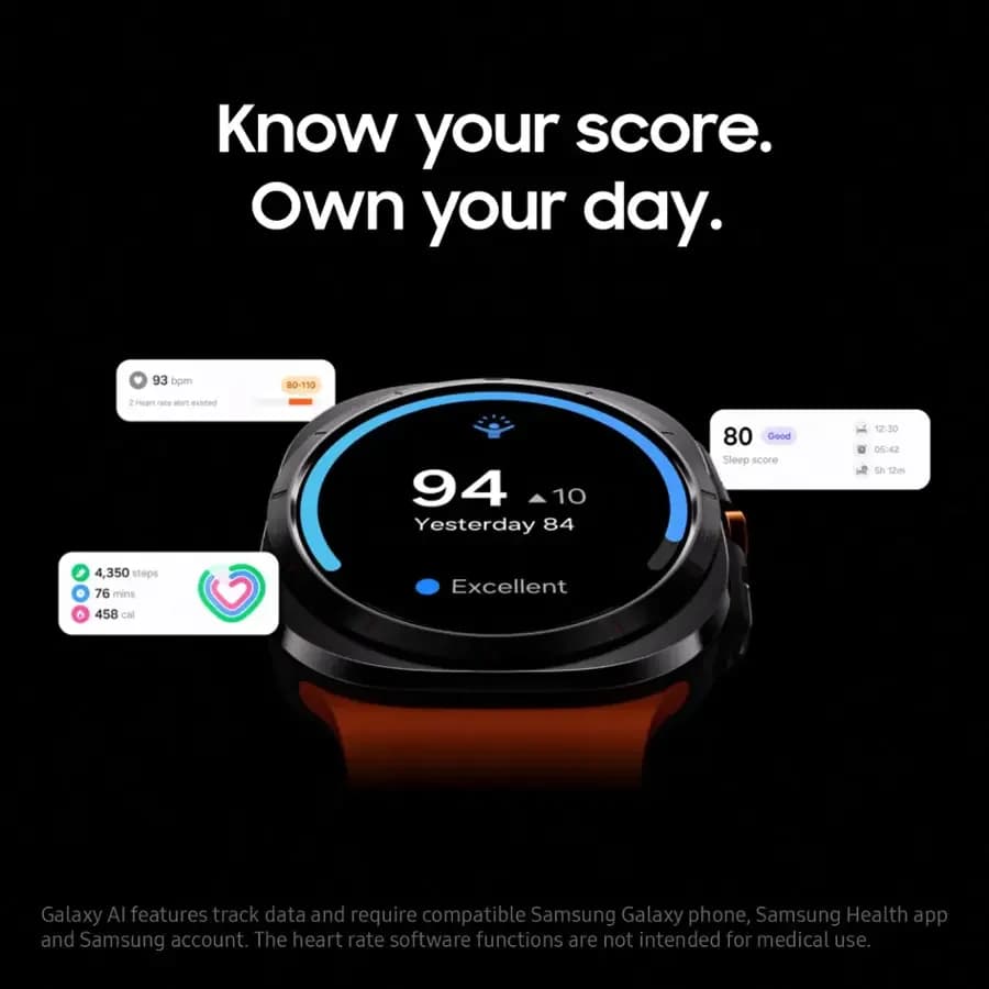 Samsung Galaxy Watch Ultra SmartWatch LTE - Montre connectée AMOLED 1,5 pouces Exynos W1000