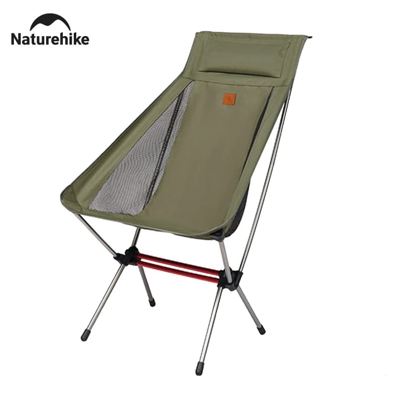 Fauteuil camping Naturehike Moon Chair dossier haut ultraléger pliable 120kg pêche voyage