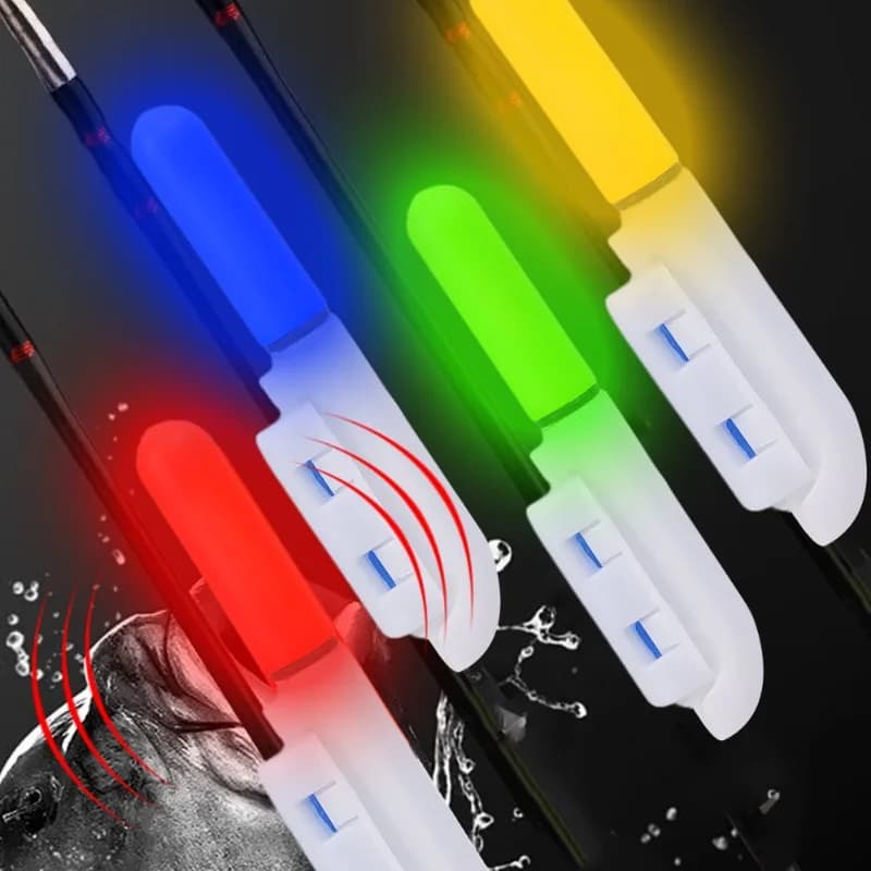 Lampe LED amovible pour canne à pêche lumineuse, flotteur étanche pour pêche de nuit avec pile CR425