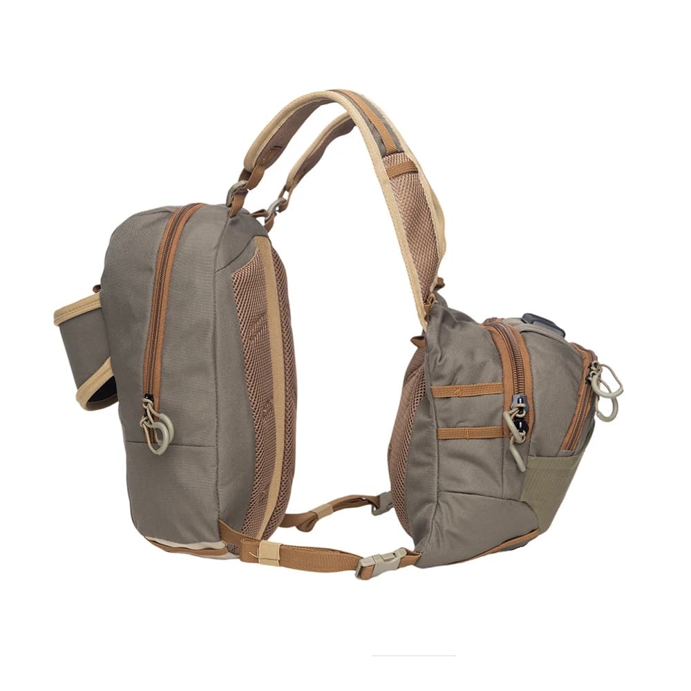 Sac poitrine léger pour pêche à la mouche avec poches organisatrices et harnais réglable