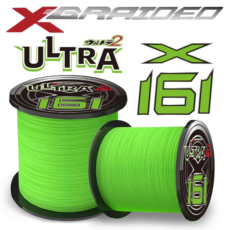 Ligne de pêche YGK Ultra X16 300m 500m multifilament PE résistante et durable