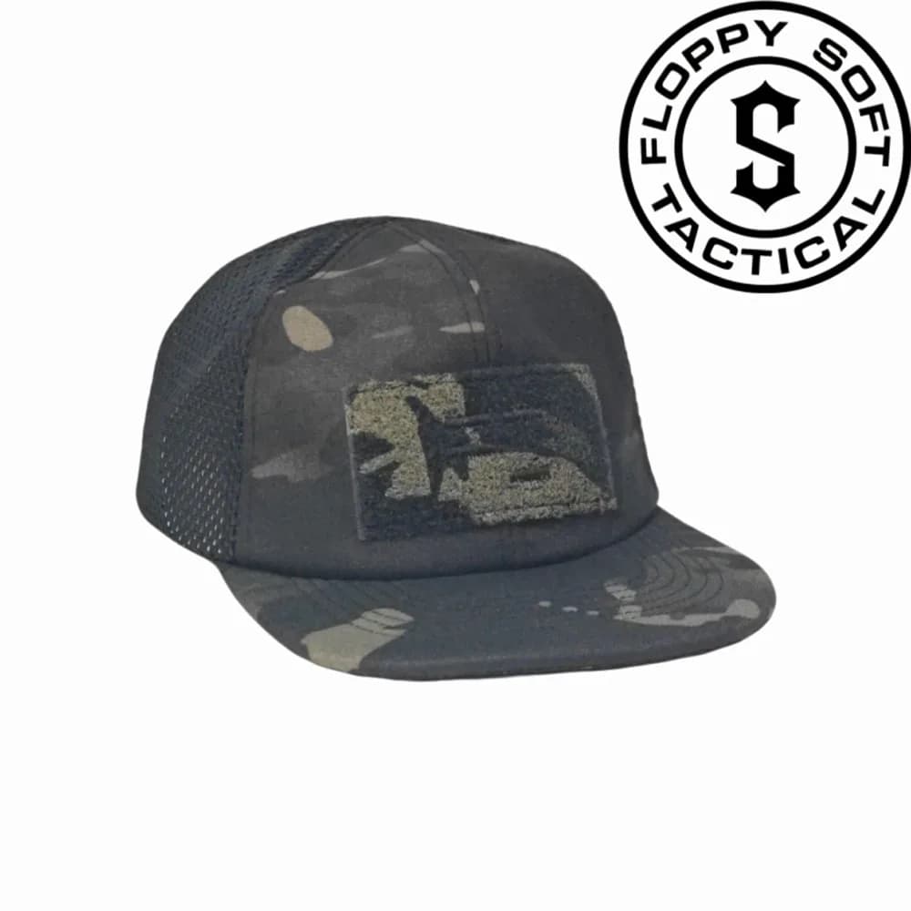 Chapeau soleil pliable 4 côtés mesh tactique pêche randonnée protection UV pliage compact