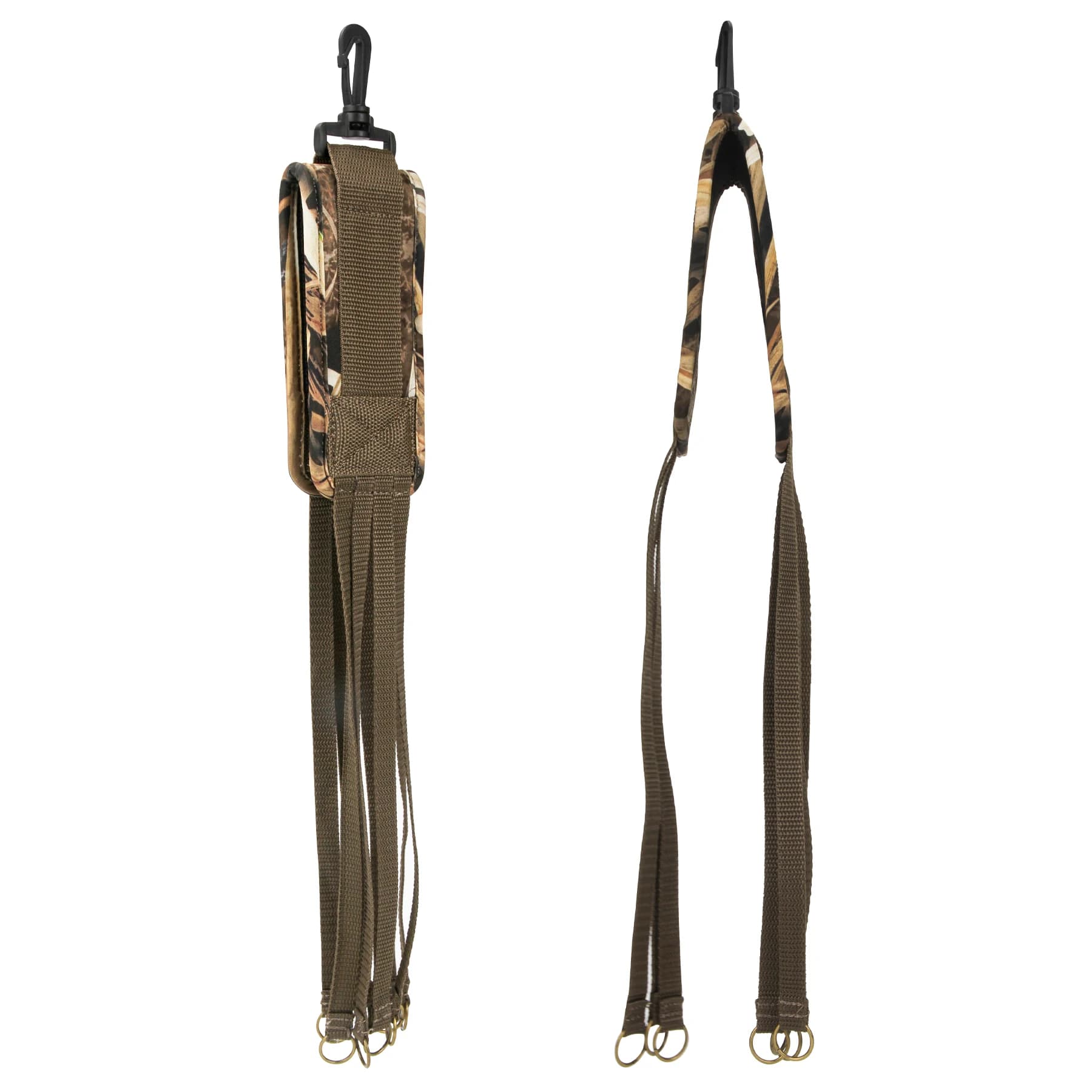 Porte-gibier GUGULUZA 8 anneaux bretelles cou - Accessoire chasse extérieur transport canards flottant