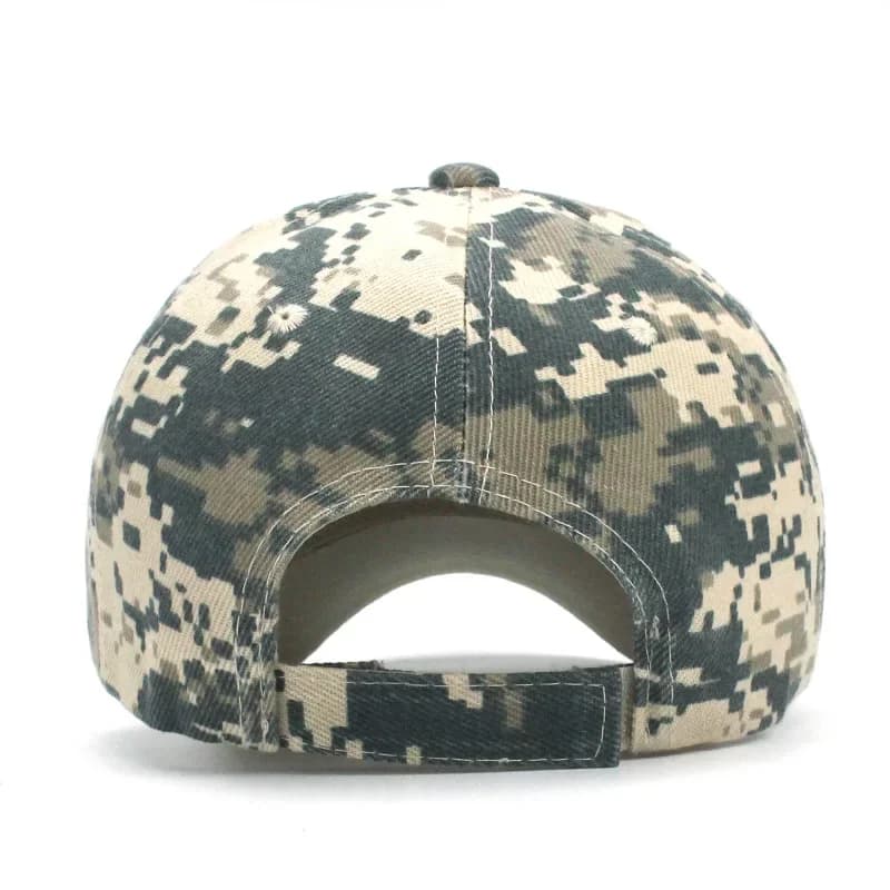 Casquette tactique camouflage protection solaire - Chapeau pêche chasse réglable homme militaire