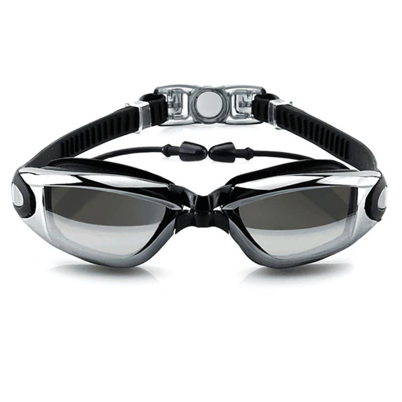 Lunettes de natation professionnelles électroplaquées étanches silicone adultes compétition