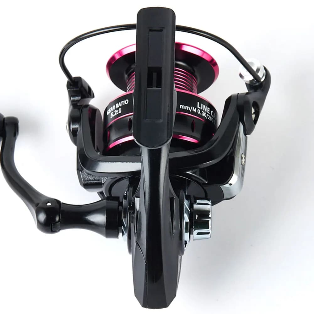 Moulinet spinning BILLINGS 1000-7000 frein 8-12KG avec bobine métal pour eau douce et mer