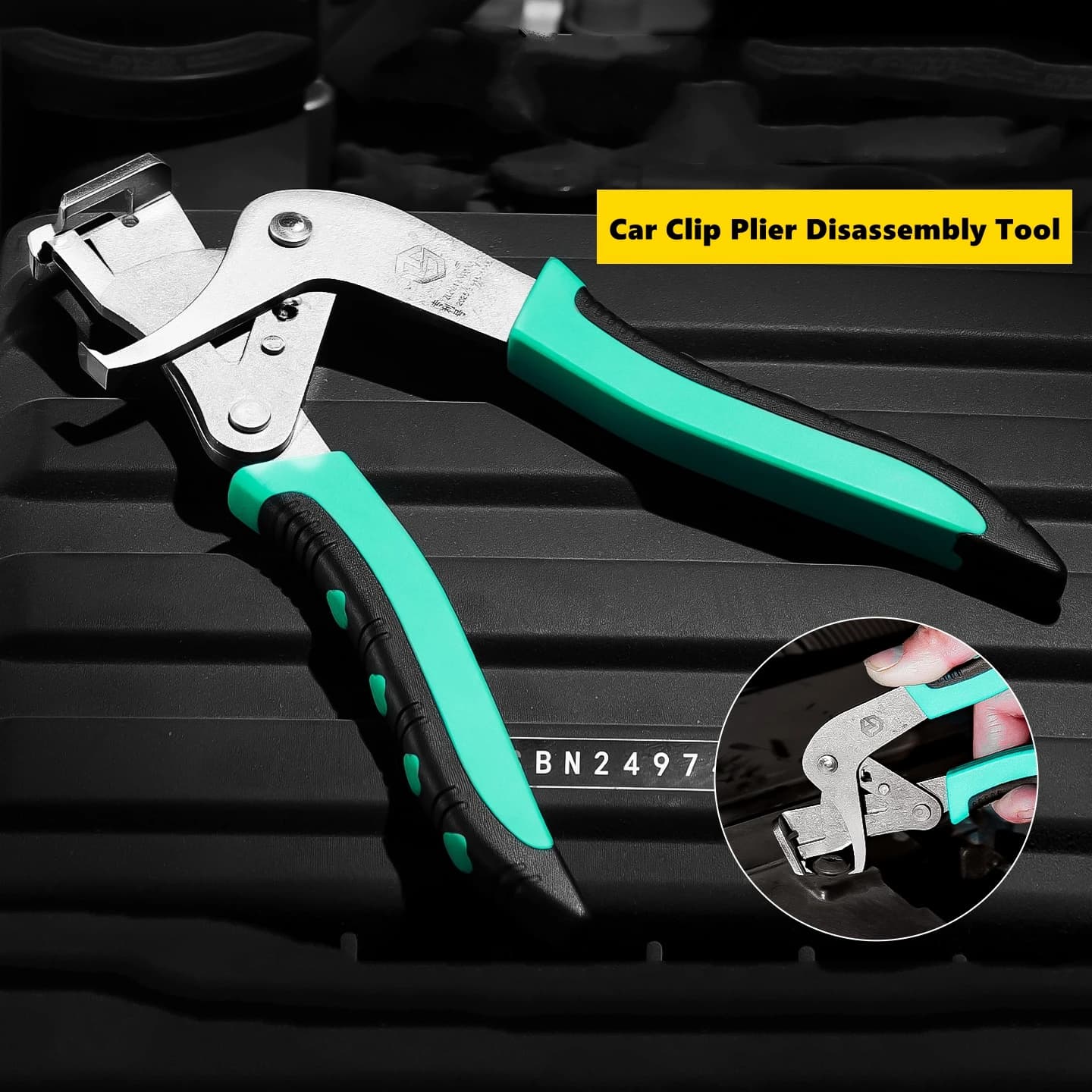 Pince à clips auto professionnelle - Kit de démontage pour panneaux et fixations de pêche