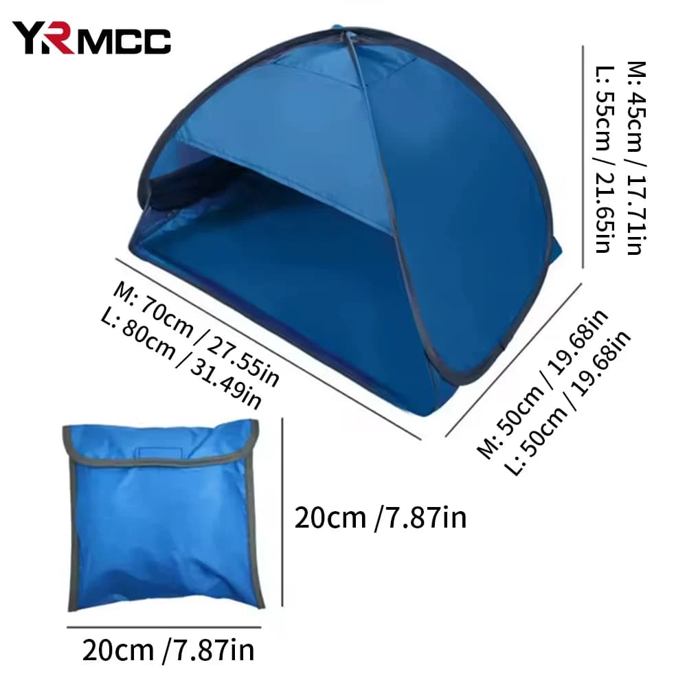 Tente de pêche et plage ultra-légère protection UV pour abri rapide au jardin, camping et randonnée nature