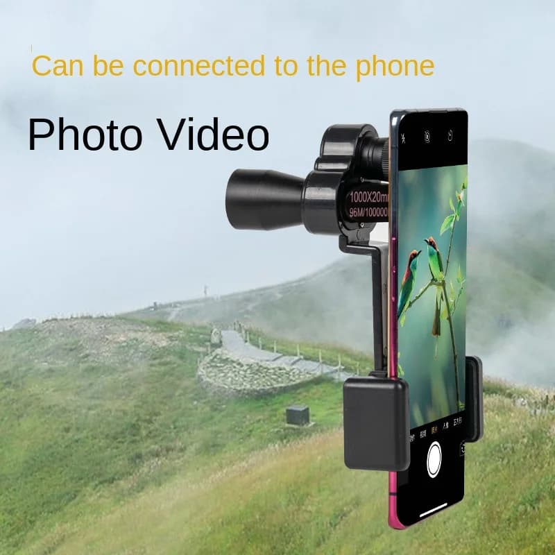 Télescope monocular portable zoom haute puissance pour observation poissons pêche précise