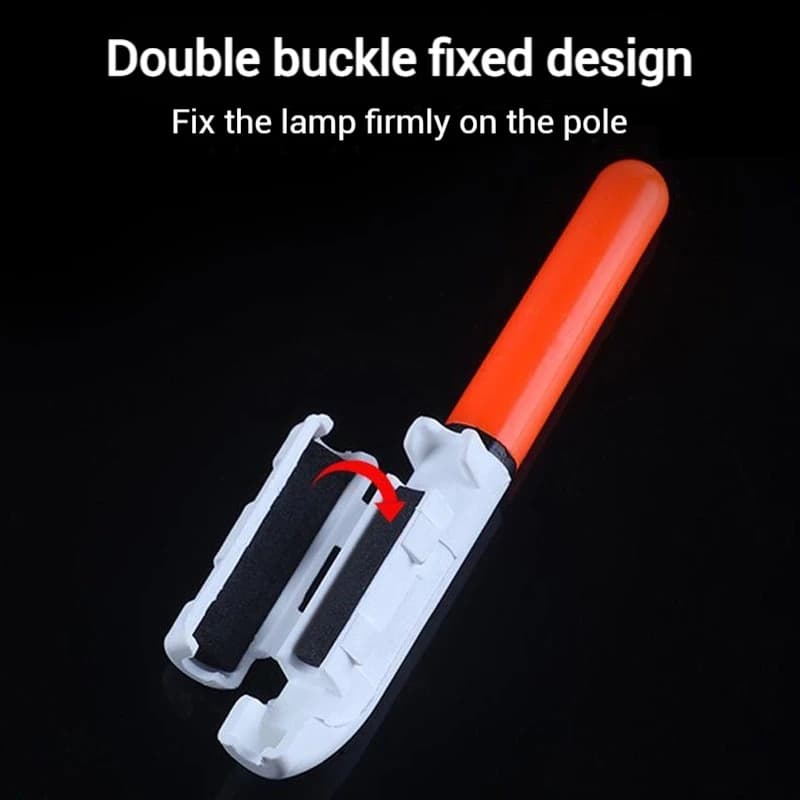 Alarme électronique LED 5 pièces pour pêche de nuit - Indicateur de touche avec bâton CR425