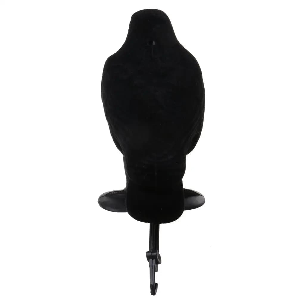Leurre corbeau noir piège oiseaux - Épouvantail plastique pour ferme et jardin protection cultures