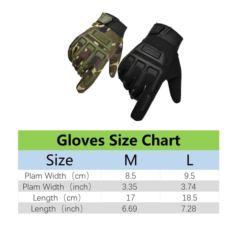 Gants enfants 2-7 ans camouflage 4 saisons - Gants pêche vélo anti-dérapants escalade garçons filles