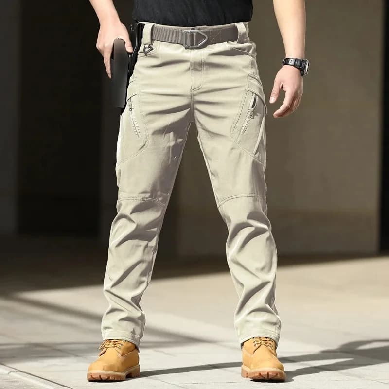 Pantalon cargo tactique été pour hommes - Séchage rapide multi-poches - Idéal randonnée pêche